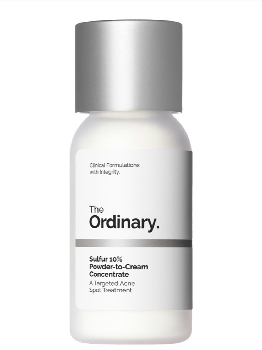 The Ordinary Powder-to-Cream Acne Spot Treatment - White & Silver